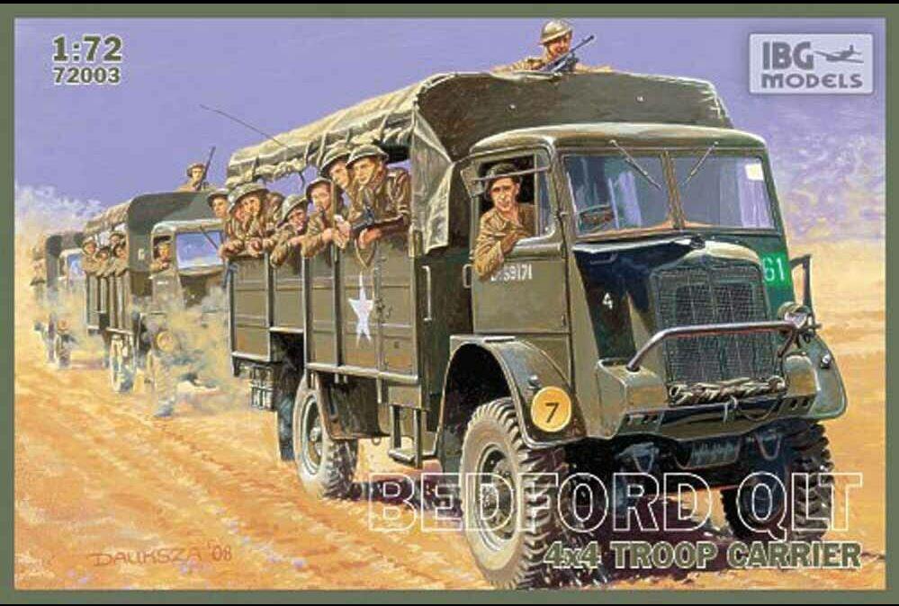 IBG 1/72 Scale Bedford QLT 4×4 Troop Carrier 72003