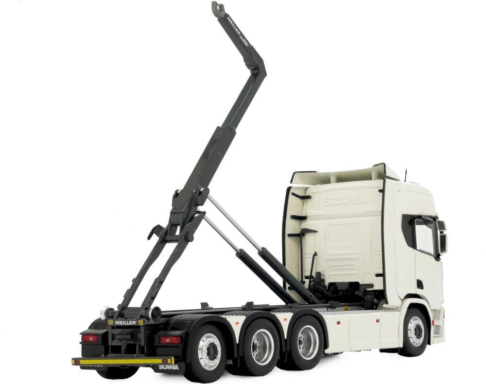 Marge Farm Models 1:32nd Scale Scania R500 Series w/Meiller Hooklift White