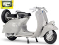 Welly 1:18 Scale Vespa 125CC 1953 Light Grey