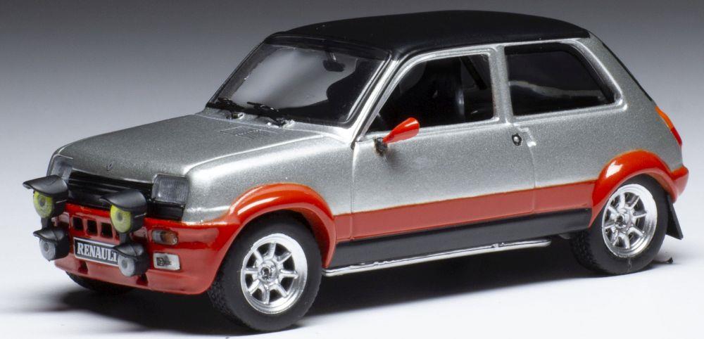 IXO 1:43 Scale Renault 5 Alpine Gr. 2 Silver 1978