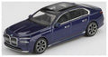Mini GT 1:64th Scale BMW I7 XDRIVE60 Tanzanite Blue Metallic (RHD)