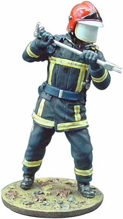 Atlas Editions 1:32 Scale fireman - firedress - Yvelines Dpt Fra04