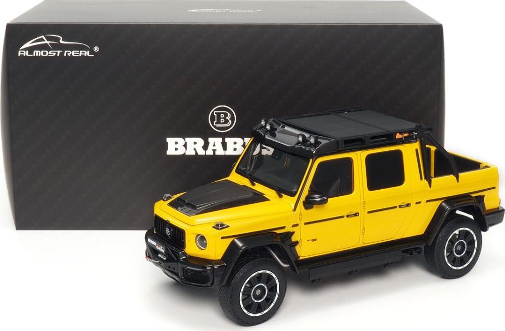 Almost Real 1:18 Scale Brabus G 800 Adventure XLP 2020 Mellon Yellow