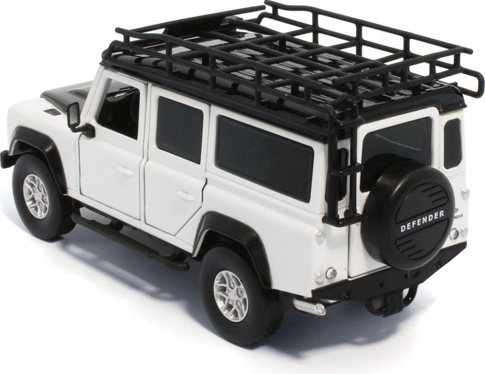 Tayumo 1:32 Scale Land Rover Defender 110 - Fuji White Lights and Sound & Pull Back