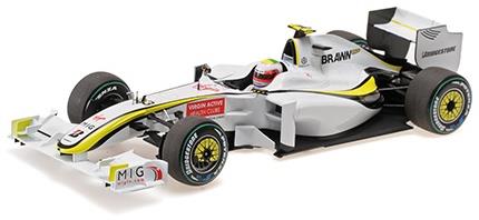 Minichamps 1:18 Scale Brawn Gp Bgp001 Rubens Barrichello - Winner Gp Europe 2009