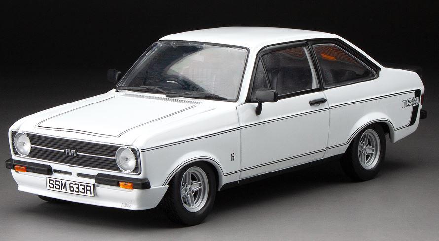 Sunstar 1:18 Scale Ford Escort MKII RS Mexico 1976 Diamond White (RHD)