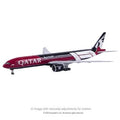 JC Wings 1:400th Scale Boeing 777-300ER Qatar Airways Formula 1 A7-BEG w/Antenna