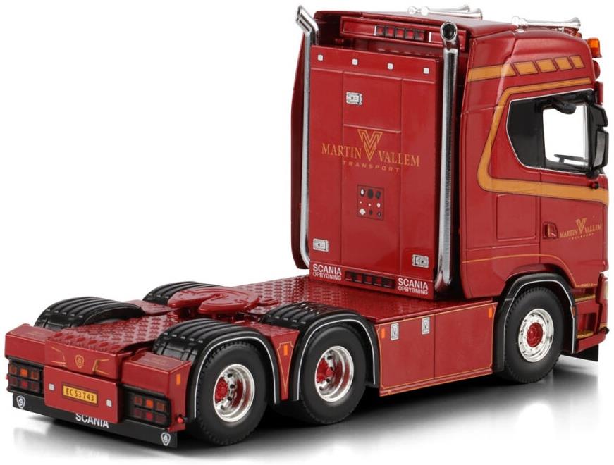 WSI  1:50th Scale Scania S Highline CS20H 6x2 Tag Axle Vallem
