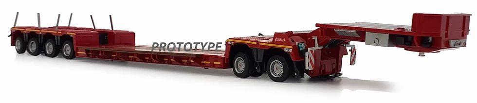 Marge Farm Models 1:32nd Scale Nooteboom Euro Lowloader Red + Interdolly