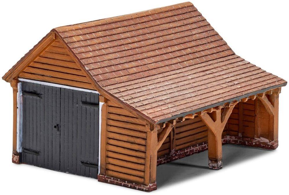 Hornby 1:76 Scale Modern Timber Garage
