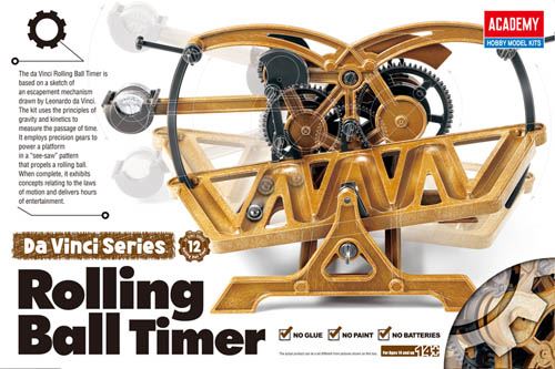 Academy Kits   Da Vinci Rolling Ball Timer