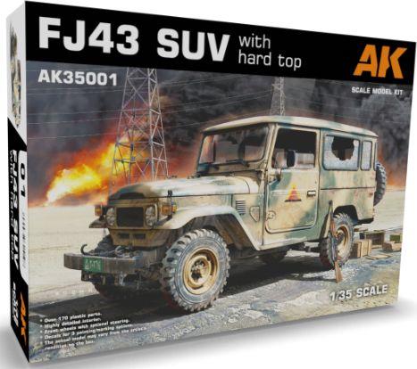 AK Interactive  1:35 Scale FJ43 SUV w/Hard Top