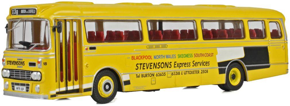 EFE Bus Models 1:76th Scale Alexander Y-Type Stevensons of Uttoxeter MFR18P Service X38 Burton