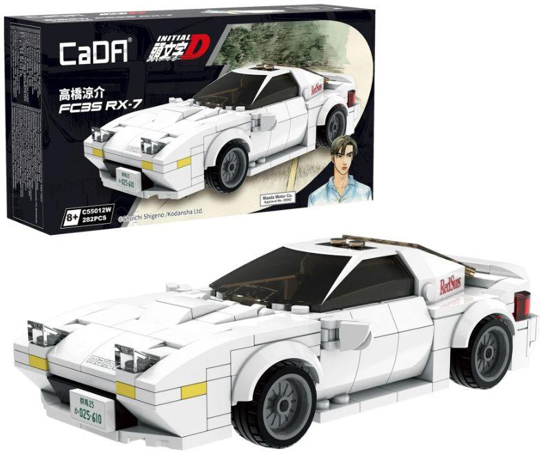 CADA 1:24th Scale Initial D Mazda FC3S RX-7 Car (282 pcs)
