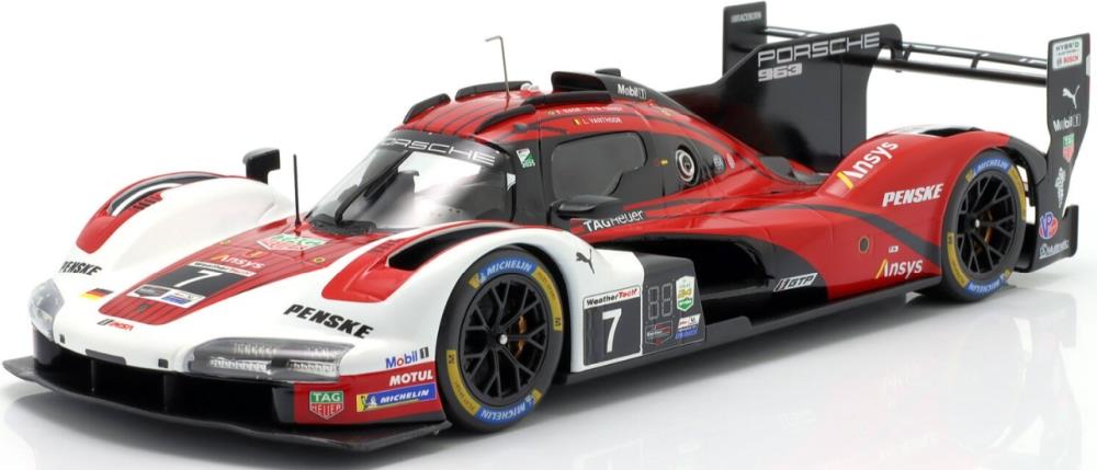 IXO 1:18th Scale Porsche 963 #7 Winner 24h Daytona 2025 Penske Motorsport Nasr/Tandy/Vanthoor