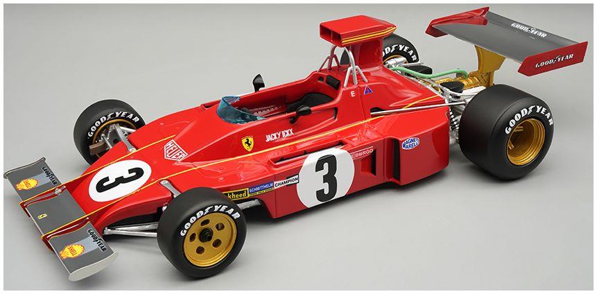 Tecnomodels 1:18 Scale Ferrari 312B3-73 1973 Italy GP #3 Jacky Ickx