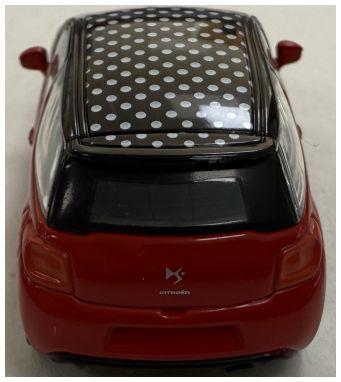 Norev 1:64 Scale Citroen DS 3 2010 Red/Black and White Polka Dot Roof