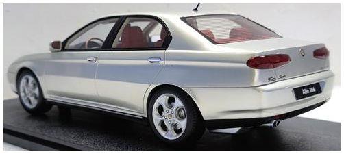 Cult Models 1:18 Scale Alfa Romeo 166 Super 3.0 Silver Metallic 1998-2002
