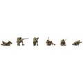Artitec  1:87th Scale D-Day Infantry on Beach (6x) (US) Ready