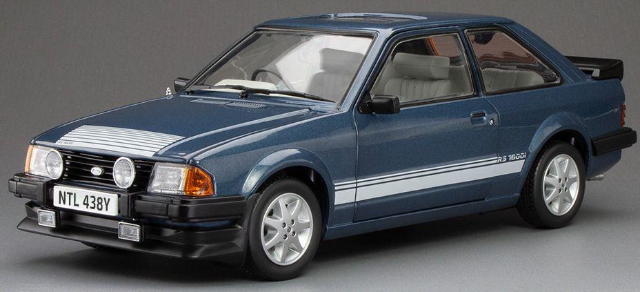 Sunstar 1:18th Scale Ford Escort RS1600i 1984 Caspian Blue
RHD UK Exclusive - Limited Edition 360pcs