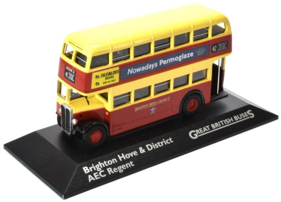 Atlas Editions 1:76 Scale AEC Regent - Brighton Hove & District