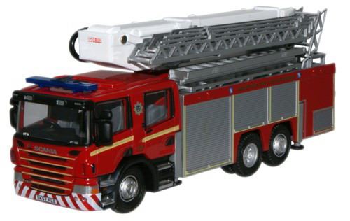 Oxford Diecast 1:76 Scale Scania Aerial Rescue Pump Mersyside