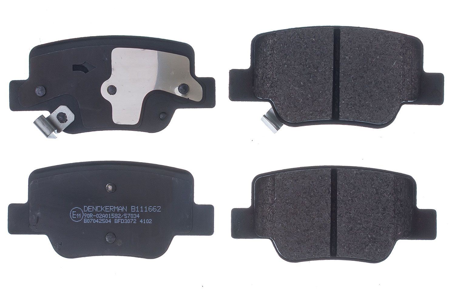 Fits To Toyota Verso 1.6 D4-D  2009-2018 Rear Brake Pads