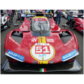 LookSmart 1:18 Scale Ferrari 499P #51 Ferrari AF Corse 3rd Le Mans 24H 2024 Guidi/Calado/Giovinazzi