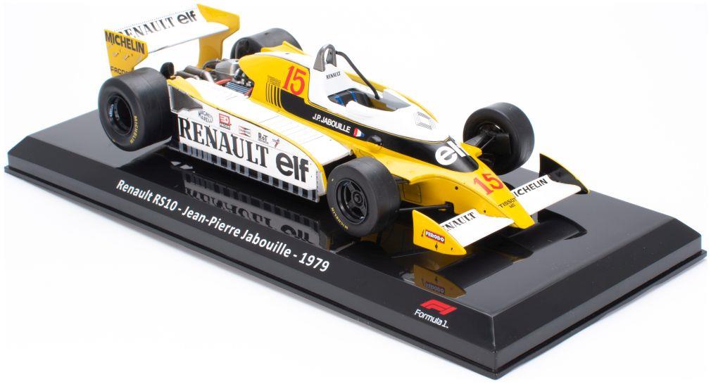 Atlas Editions 1:24 Scale Renault RS10 - Jean-Pierre Jabouille 1979 Cased - 1:24th Scale F1 Collection