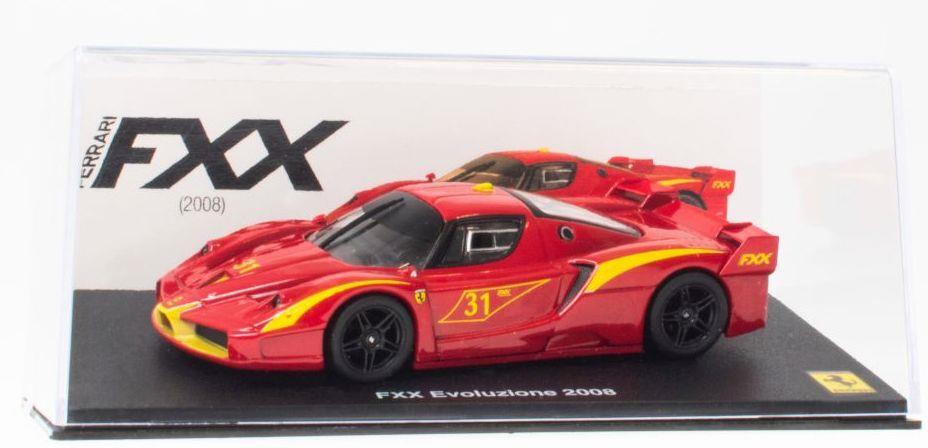 Atlas Editions 1:43 Scale Ferrari FXX Evoluzione 2008 - Red # 31 Ferrari Collection - cases