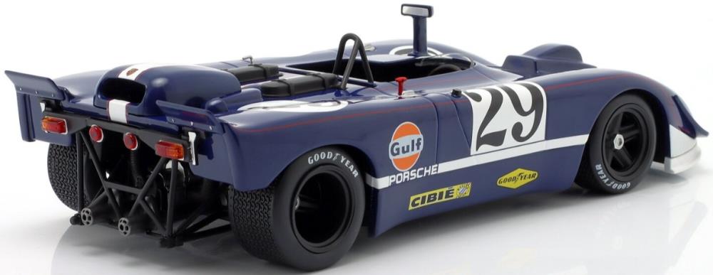 IXO 1:18th Scale Porsche 908/02 #29 9th 24h Le Mans 1970 Linge Williams Camera Car