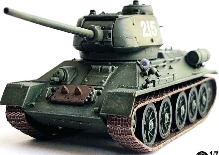 Dragon 1:72 Scale Chinese Volunteer T-34/85 Tank #215 Korean War