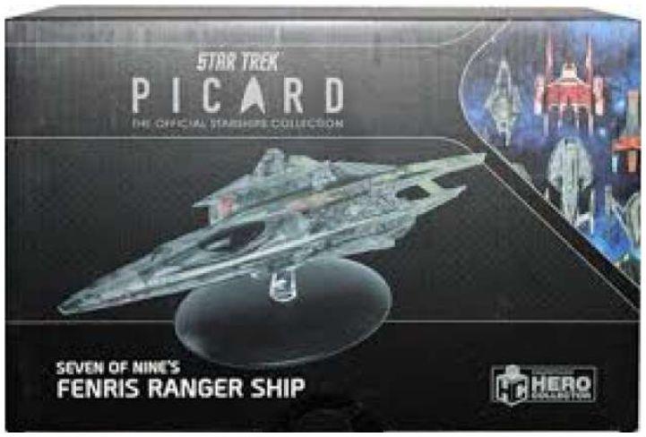 Atlas Editions  Scale Seven of Nine's Ship FC Grey Star Trek Picard Universe Star Trek Collection