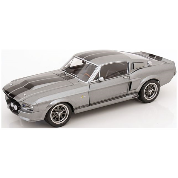 KK Scale 1:12 Scale Ford Mustang Shelby GT500 Grey Metallic /Black Eleanor 1967 (Gone in 60 Seconds)