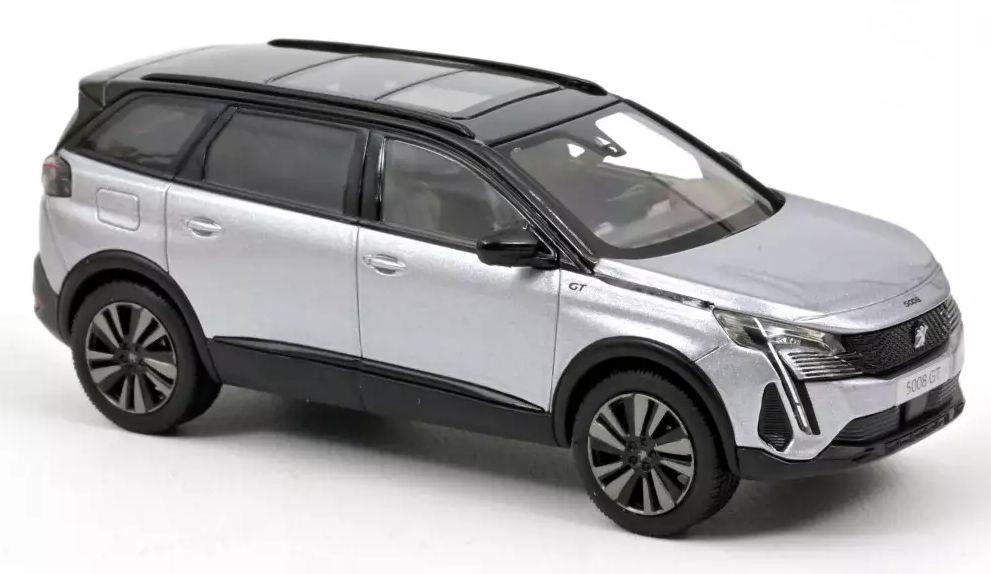 Norev 1:43 Scale Peugeot 5008 GT Black Pack 2021 Artense Grey