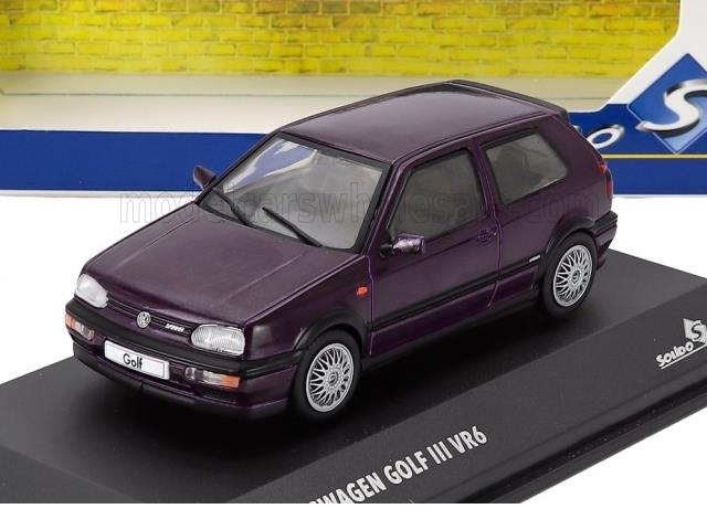 Solido  1:43rd Scale VW Golf MKIII VR6 Purple 1994