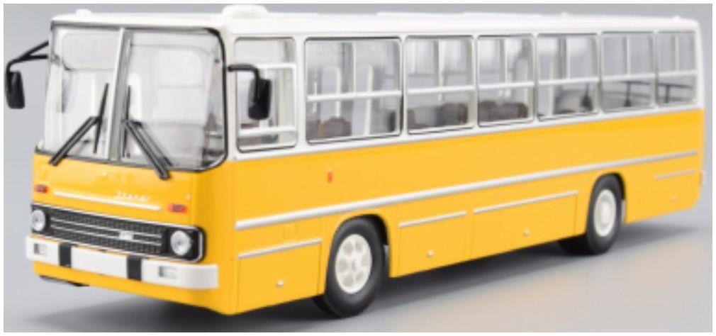 Premium ClassiXXs 1:43rd Scale Ikarus 260.06 White/Yellow 1975