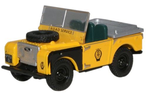 Oxford Diecast 1:76 Scale Land Rover Series I 80" Open Top AA