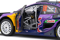 Solido 1:18 Scale Ford Puma Rally1 Hybrid Purple Rallye Monte Carlo 2022