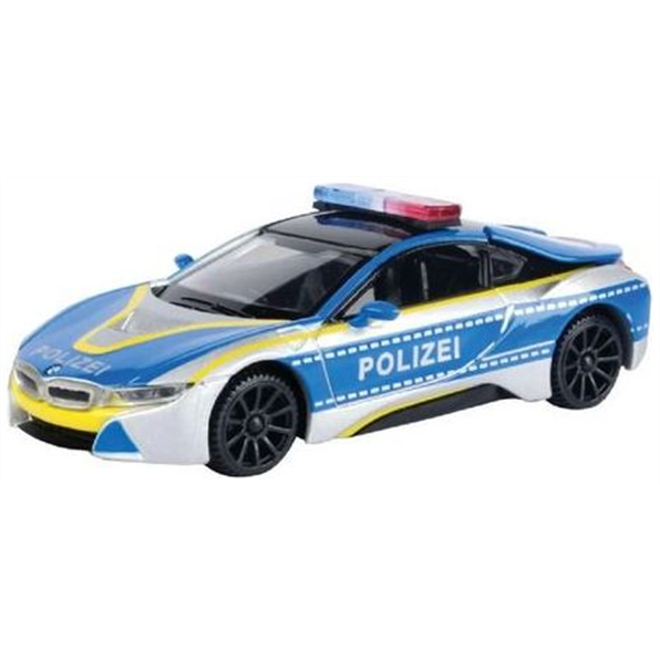 Motormax 1:43 Scale BMW i8 Coupe 2018 Police Car