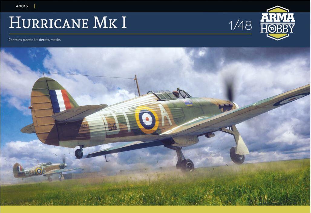 Arma Hobby  40015 1/48 Scale Hawker Hurricane MK 1 RAF Battle of Britain Fighter
