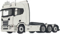 Marge Farm Models 1:32nd Scale Scania R500 Series w/Meiller Hooklift White