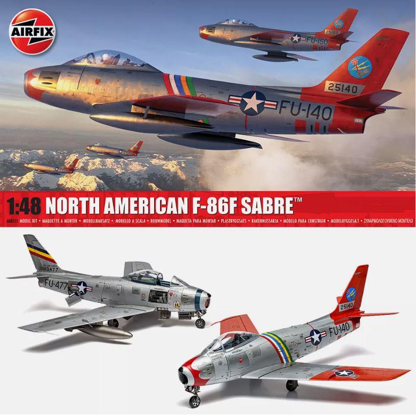 Airfix A08111 1/48 Scale North American F-86F Sabre Model Kit
