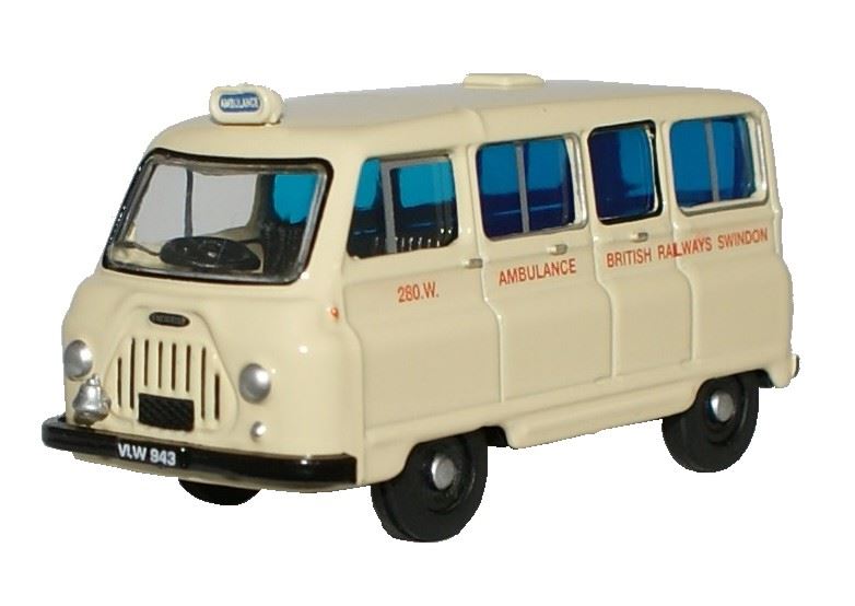 Oxford Diecast 1:76 Scale Morris J2 Ambulance - British Railways