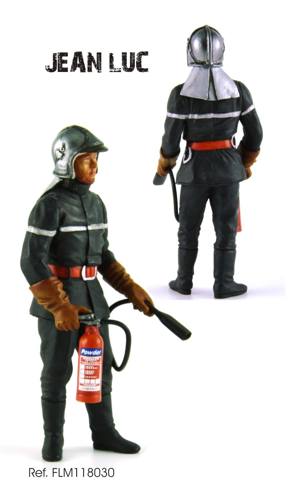 LE Mans Miniatures 1:18 Scale Fireman Jean-Luc Figure