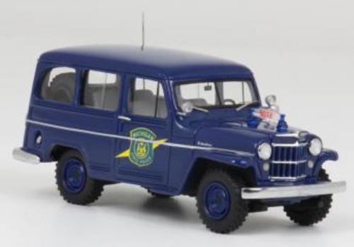 NEO 1:43 Scale Jeep Willys Station Wagon, Michigan police