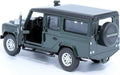 Tayumo 1:36 Scale Land Rover Defender 110 - Galway Green Pull Back