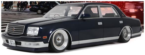 OTTO 1:18th Scale Toyota Century V12 Stance Blue Mica 2008