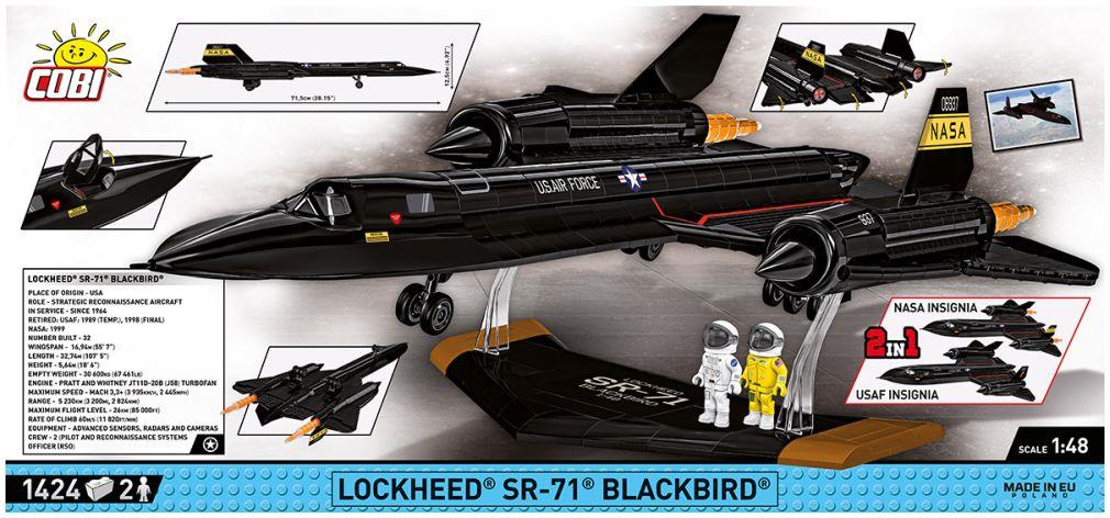 Cobi  N/A Scale Lockheed SR-71 Blackbird Executive Edition (1379 pcs)
