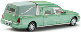 Esval 1:43 Scale Lincoln Town Car Hearse by Eagle Coach Co. Green 2009